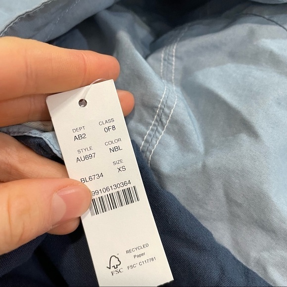 J crew garment dyed full zip anorak jacket - Picture 4 of 5